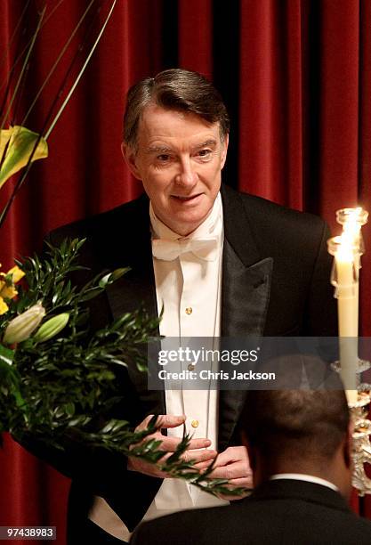 Peter Mandelson attends a banquet in honour of South African President Jacob Zuma at the Guildhall on March 4, 2010 in London, England. President...