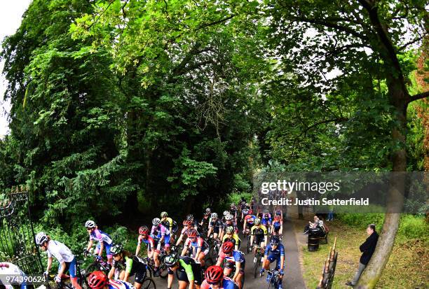 Sarah Roy of Australia and Team Mitchelton-Scott / Jessica Allen of Australia and Team Mitchelton-Scott / Gracie Elvin of Australia and Team...