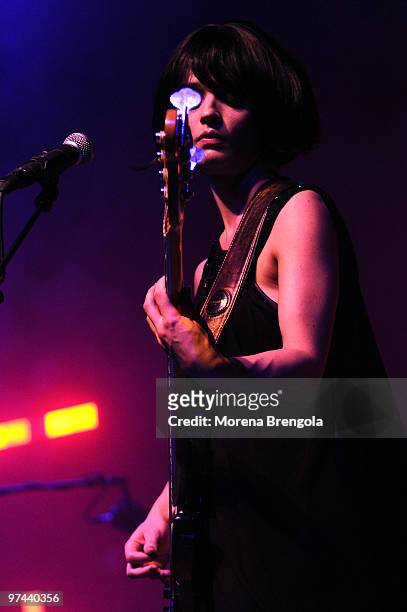 Carmen Consoli performs at the Alcatraz club on March 4, 2010 in Milan, Italy.