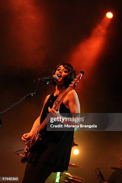 Carmen Consoli performs at the Alcatraz club on March 4, 2010 in Milan, Italy.