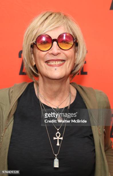 Kate Bornstein attends photo call for the Second Stage Theatre Company production of 'Straight White Men' at Sardi's on June 14 30, 2018 in New York...