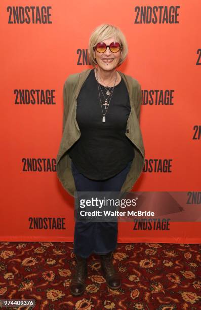 Kate Bornstein attends photo call for the Second Stage Theatre Company production of 'Straight White Men' at Sardi's on June 14 30, 2018 in New York...