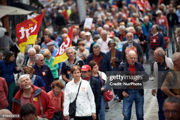 Several trade unions called retired people to demonstrate against the policies of Macron on retirement and retired people and broadly against his...