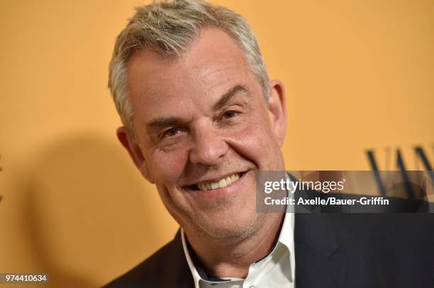 Actor Danny Huston arrives at the premiere of Paramount Pictures' 'Yellowstone' at Paramount Studios on June 11, 2018 in Hollywood, California.