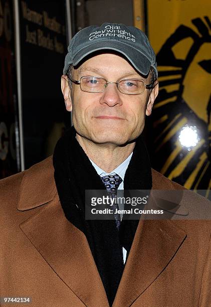 Actress David Hyde Pierce attends the opening night of "A Behanding In Spokane" on Broadway at the Gerald Schoenfeld Theatre on March 4, 2010 in New...