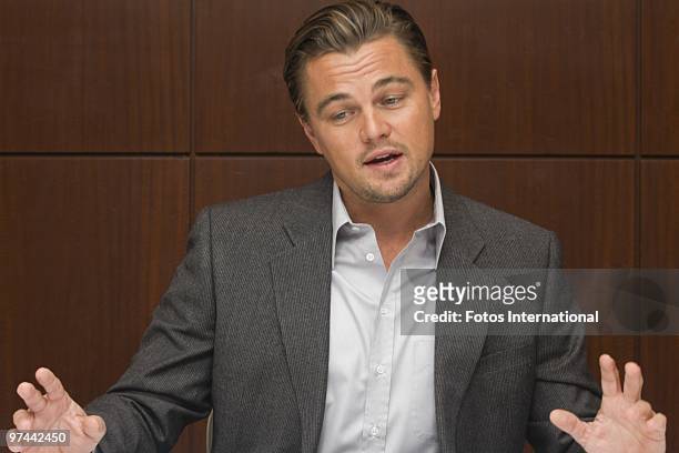 Leonardo DiCaprio at Le Parker Meridien in New York City, New York on January 29, 2010. Reproduction by American tabloids is absolutely forbidden.