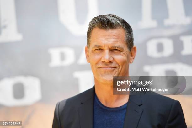 Josh Brolin attends the "Sicario Day Of The Soldado" Photo Call at Four Seasons Hotel Los Angeles at Beverly Hills on June 14, 2018 in Los Angeles,...