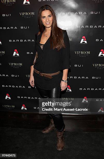 Elisa Tovati attend the Barbara Bui Party at VIP Room Theatre on March 4, 2010 in Paris, France.