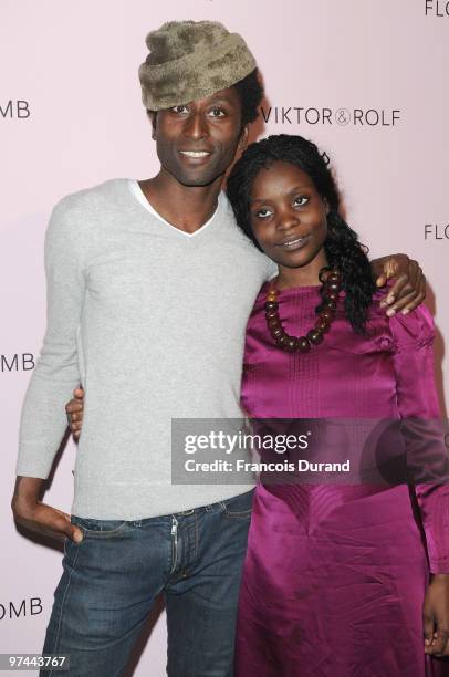 Keziah Jones attends the Victor & Rolf 'Flower Bomb' 5th Anniversary during Paris Fashion Week at Hotel Meurice on March 4, 2010 in Paris, France.