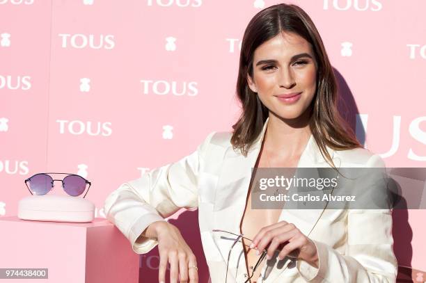 Sandra Gago presents the new TOUS & De Rigo Sunglasses at Las Letras Hotel on June 14, 2018 in Madrid, Spain.