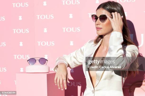 Sandra Gago presents the new TOUS & De Rigo Sunglasses at Las Letras Hotel on June 14, 2018 in Madrid, Spain.