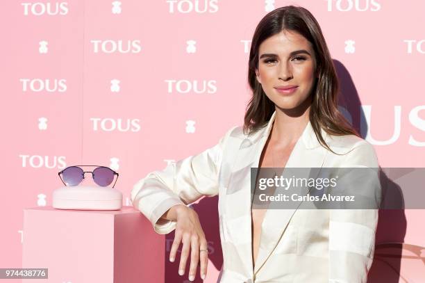 Sandra Gago presents the new TOUS & De Rigo Sunglasses at Las Letras Hotel on June 14, 2018 in Madrid, Spain.