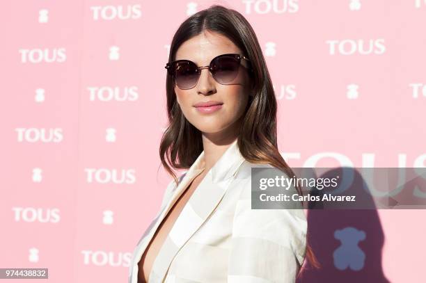 Sandra Gago presents the new TOUS & De Rigo Sunglasses at Las Letras Hotel on June 14, 2018 in Madrid, Spain.