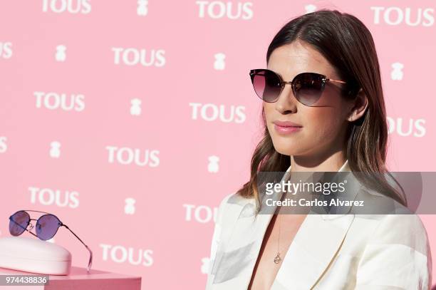 Sandra Gago presents the new TOUS & De Rigo Sunglasses at Las Letras Hotel on June 14, 2018 in Madrid, Spain.