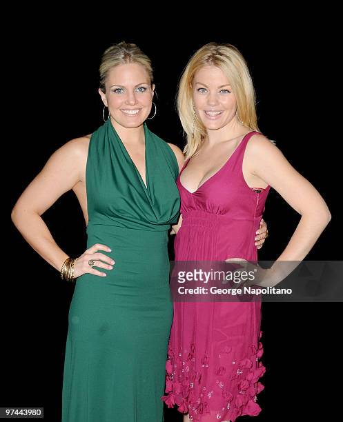 Terri Colombino and Bree Williamson attend the 25th Annual Starlight Children's Foundation Gala at The New York Marriott Marquis on March 4, 2010 in...