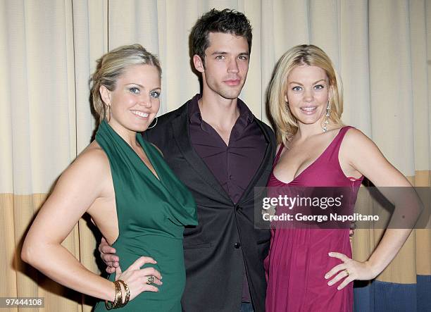 Actors Terri Colombino, David Gregory and Bree Williamson attend the 25th Annual Starlight Children's Foundation Gala at The New York Marriott...