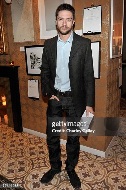 Actor Topher Grace attends Art of Elysium's "Pieces Of Heaven" presented by Vanity Fair and BMW held at Palihouse Holloway on March 4, 2010 in Los...