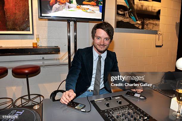 Actor Elijah Wood attends Art of Elysium's "Pieces Of Heaven" presented by Vanity Fair and BMW held at Palihouse Holloway on March 4, 2010 in Los...