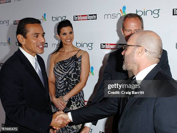 Los Angeles Mayor Antonio Villaraigosa, broadcast journalist Lu Parker, Publisher of The Hollywood Reporter Eric Mika and writer Scott Z. Burns...