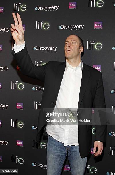 Cash Cab's Ben Bailey attends the premiere of "Life" at Alice Tully Hall, Lincoln Center on March 4, 2010 in New York City.