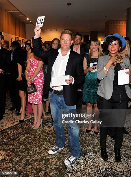 Producer Ryan Kavanaugh attend Art of Elysium's "Pieces Of Heaven" presented by Vanity Fair and BMW held at Palihouse Holloway on March 4, 2010 in...