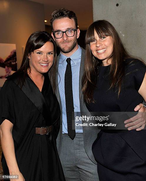 Art of Elysium founder Jennifer Howell, Andrew Wilding, and Laura Villasenor attend Art of Elysium's "Pieces Of Heaven" presented by Vanity Fair and...