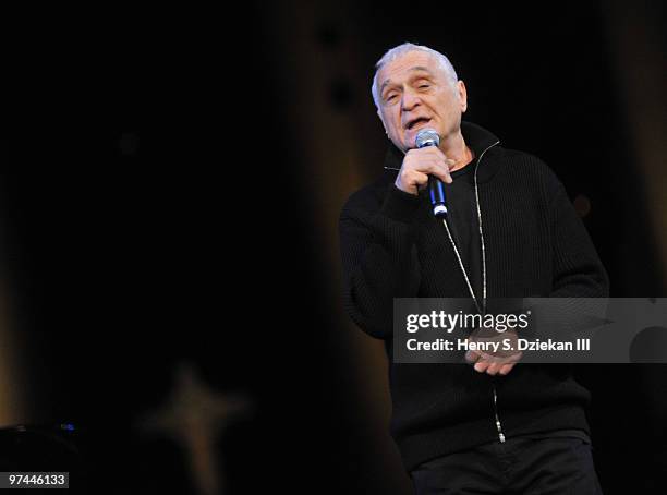 Poet John Giorno attends Thank You Tibet! at the Cathedral of St. John the Divine on March 4, 2010 in New York City.