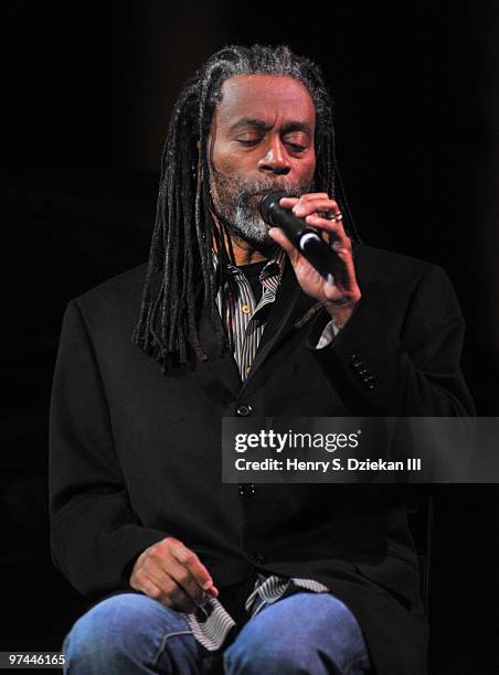 Vocalist Bobby McFerrin attends Thank You Tibet! at the Cathedral of St. John the Divine on March 4, 2010 in New York City.