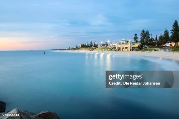 cottesloe beach - cottesloe beach stock pictures, royalty-free photos & images