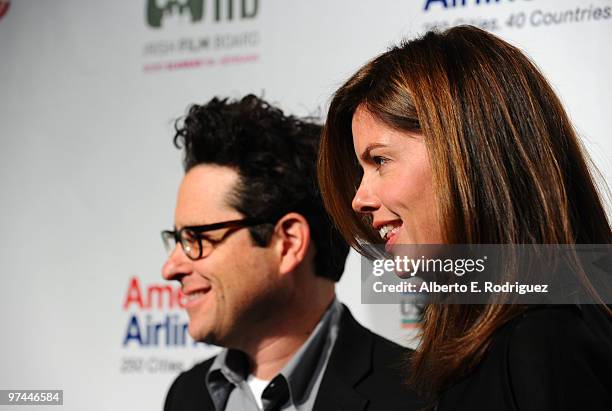 Director/producer/writer J.J. Abrams and wife Katie McGrath arrive at the 5th Annual 'Oscar Wilde: Honoring The Irish In Film' held at the Wilshire...