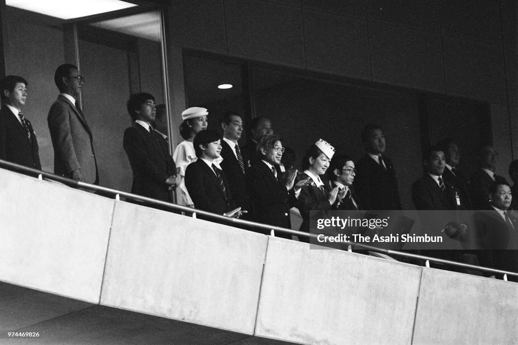 Royal Family Members Attend Baseball Game