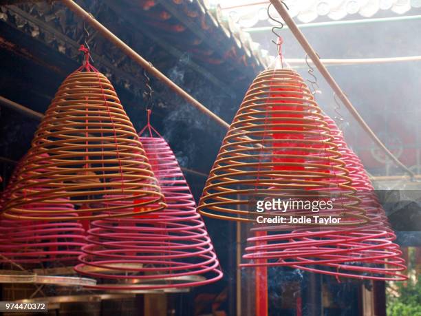 incensed! - incense coils stock-fotos und bilder
