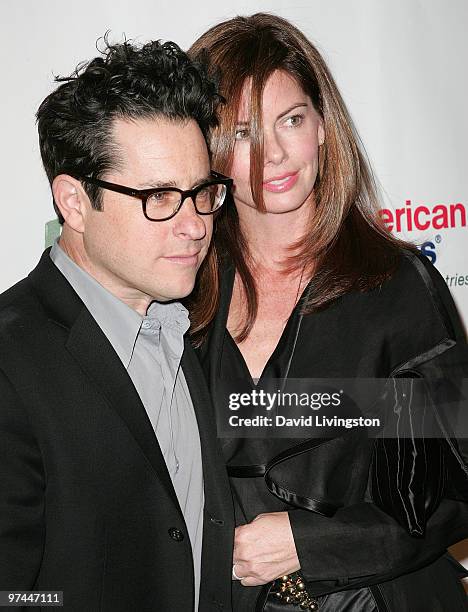 Director J.J. Abrams and wife Katie McGrath attend the 5th Annual Oscar Wilde: Honoring The Irish In Film Awards at The Wilshire Ebell Theatre on...