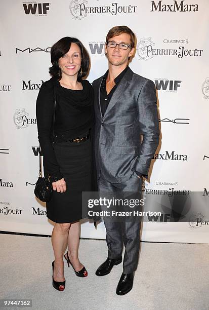 President of Dick Clark Productions Orly Adelson and Ryan Kwanten arrive at the 3rd Annual Women In Film Pre-Oscar Party at a private residence in...