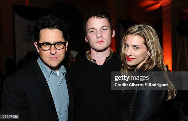 Director/producer/writer J.J. Abrams, actor Anton Yelchin and guest attend the 5th Annual 'Oscar Wilde: Honoring The Irish In Film' held at the...