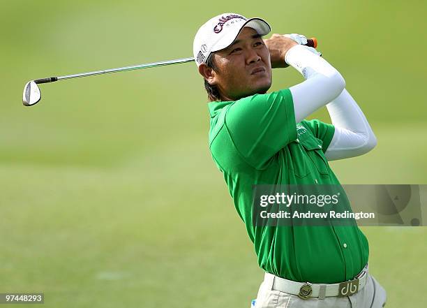 Danny Chia of Malaysia in action during the the second round of the Maybank Malaysian Open at the Kuala Lumpur Golf and Country Club on March 5, 2010...