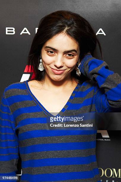 Hafsia Herzi attends theBarbara Bui Party at VIP Room Theatre on March 4, 2010 in Paris, France.