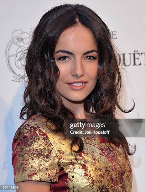 Actress Camilla Belle arrives at the 3rd Annual Women In Film Pre-Oscar Party at a private residence on March 4, 2010 in Los Angeles, California.