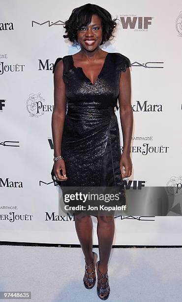 Actress Viola Davis arrives at the 3rd Annual Women In Film Pre-Oscar Party at a private residence on March 4, 2010 in Los Angeles, California.