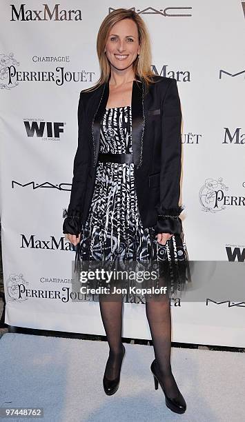 Actress Marlee Matlin arrives at the 3rd Annual Women In Film Pre-Oscar Party at a private residence on March 4, 2010 in Los Angeles, California.