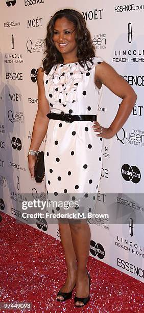 Laila Ali attends the third annual Essence Black Women in Hollywood Luncheon at the Beverly Hills Hotel on March 4, 2010 in Beverly Hills, California.