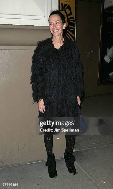 Designer Cynthia Rowley attends the opening night of "A Behanding In Spokane" on Broadway at the Gerald Schoenfeld Theatre on March 4, 2010 in New...