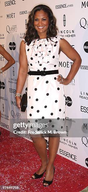 Laila Ali attends the third annual Essence Black Women in Hollywood Luncheon at the Beverly Hills Hotel on March 4, 2010 in Beverly Hills, California.