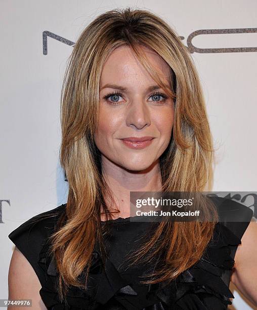 Actress Jessalyn Gilsig arrives at the 3rd Annual Women In Film Pre-Oscar Party at a private residence on March 4, 2010 in Los Angeles, California.