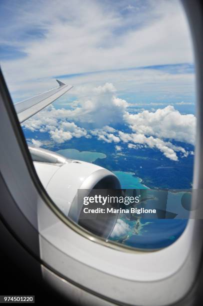 palawan from above - bullauge stock-fotos und bilder