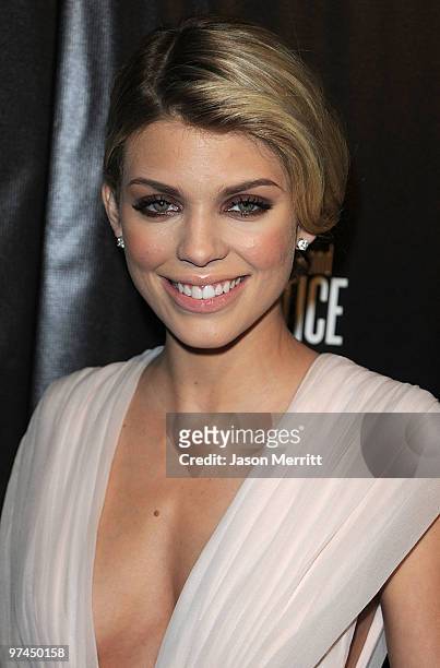 Actress AnnaLynne McCord arrives at the Hollywood Domino's 3rd annual pre-Oscar Hollywood gala on March 4, 2010 in Beverly Hills, California.