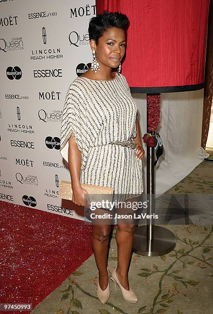 Actress Nia Long attends the 3rd annual Essence Black Women In Hollywood luncheon at Beverly Hills Hotel on March 4, 2010 in Beverly Hills,...