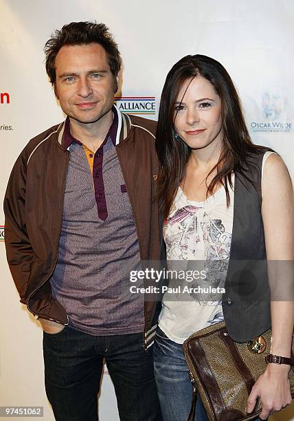 Actors Stephen Lord & Elaine Cassidy arrive at the 5th Annual "Oscar Wilde: Honoring The Irish In Film" Pre-Academy Awards Gal at The Wilshire Ebell...