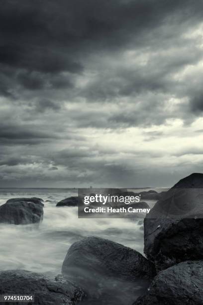 burleigh boulders 3 - burleigh beach stock pictures, royalty-free photos & images