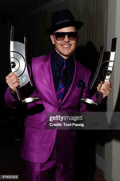 Jan Delay attend the Echo Award 2010 at Palais am Funkturm on March 4, 2010 in Berlin, Germany.